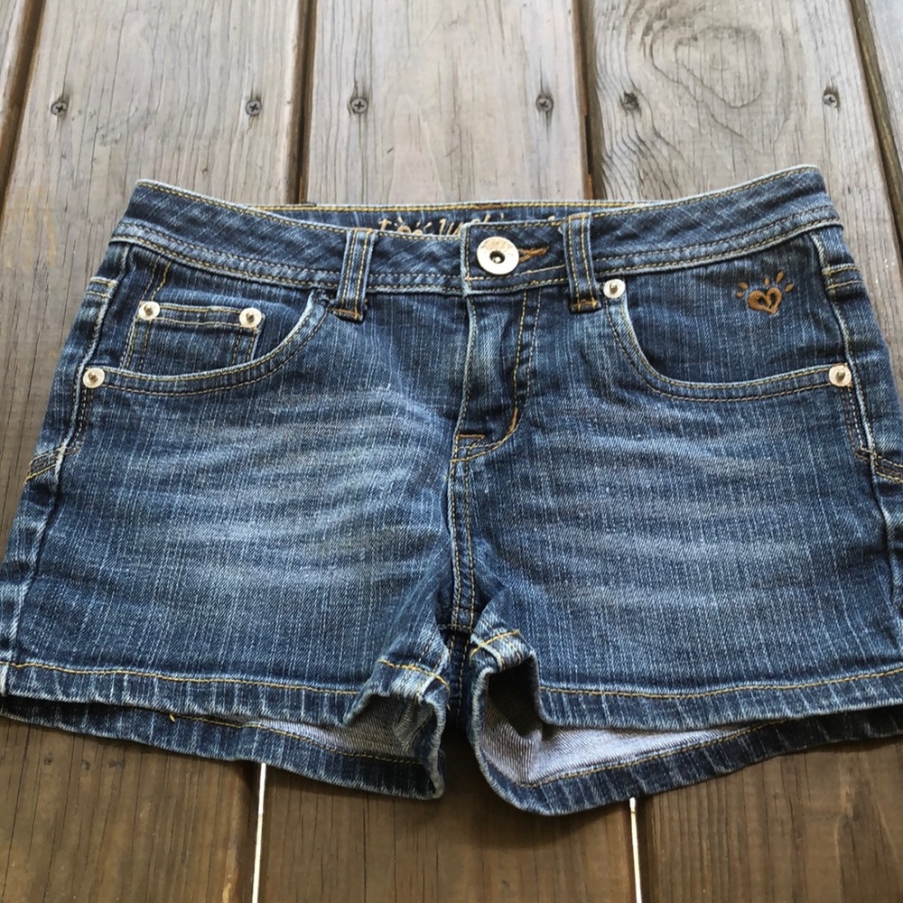 Justice jean shorts